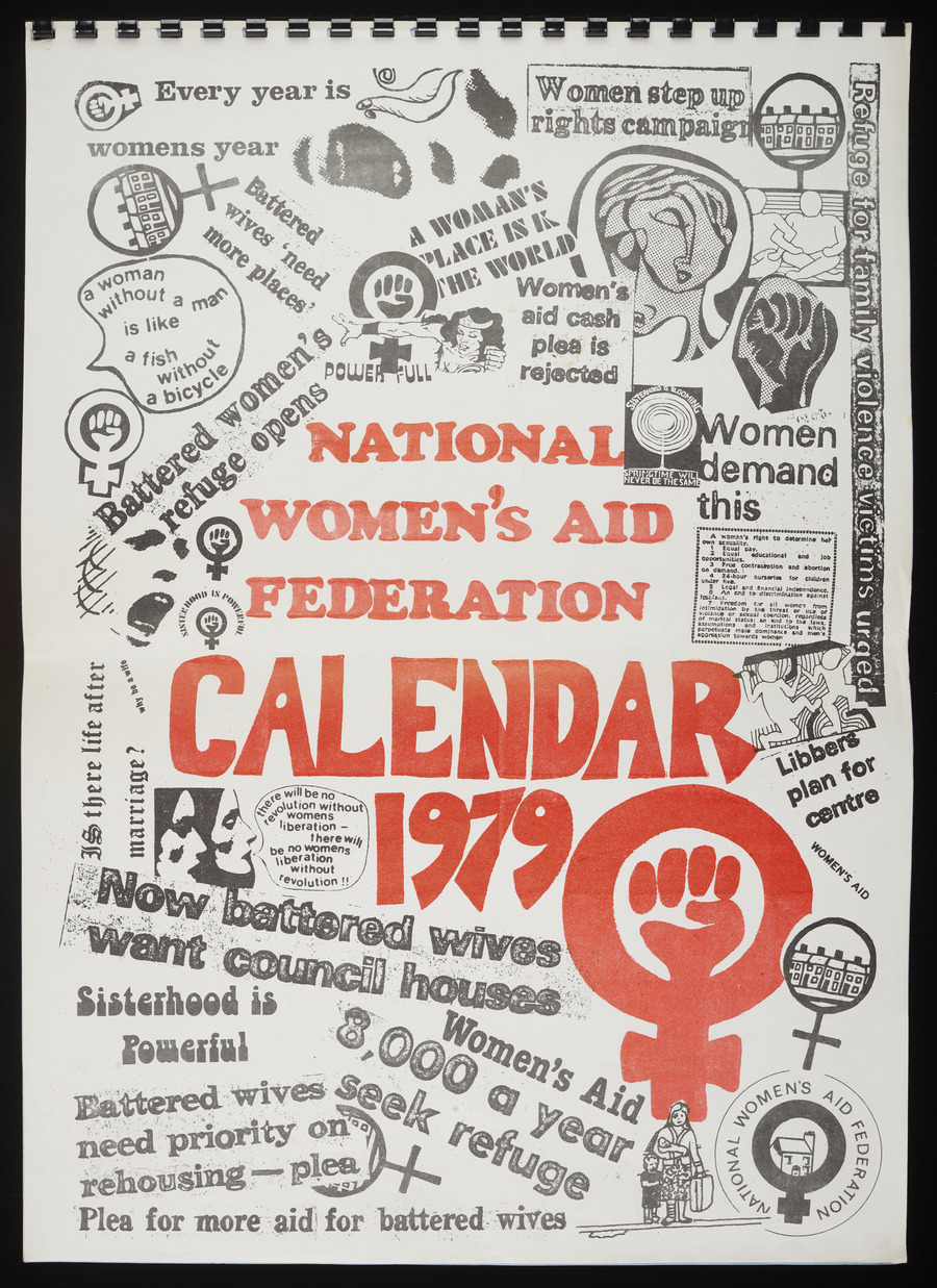 National Women's Aid Federation Calendar 1979 Media credit University of Leeds