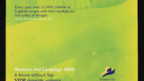 'A future without fear' Women's Aid Campaign 2000 poster