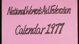 National Women's Aid Federation Calendar 1977