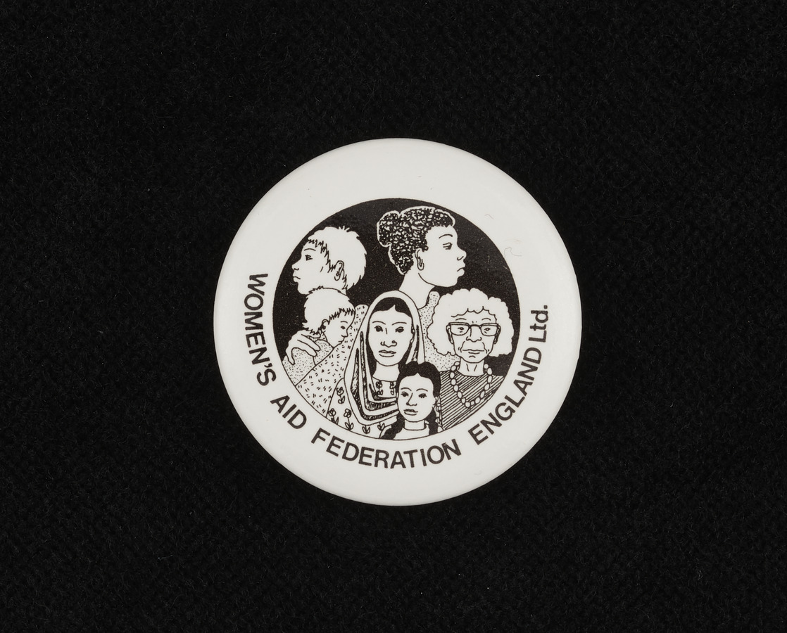 'Women's Aid Federation England Ltd.' badge Media credit University of Leeds