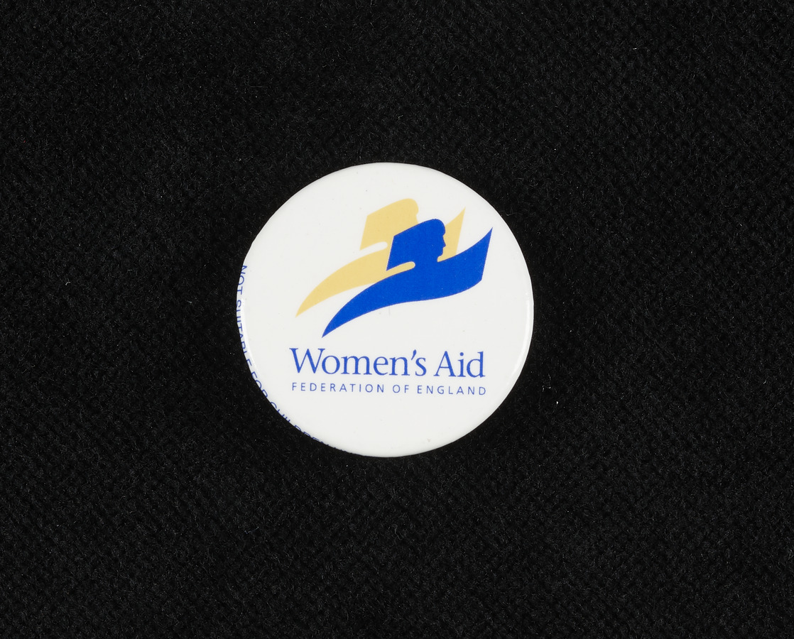 'Women's Aid Federation of England' badge Media credit University of Leeds