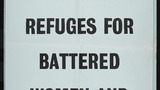 'Women's Aid Provides Refuges for Battered Women and Their Children' slogan poster