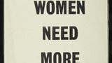 'Battered Women Need More Refuges' slogan poster