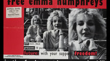 'Free Emma Humphreys' Justice for Women Demonstration poster