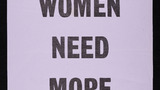 'Battered Women Need More Refuges' slogan poster