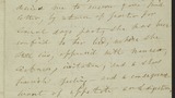 Letter from Patrick Brontë to Sir James Kay Shuttleworth written shortly before Charlotte's death