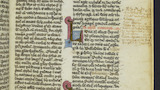 Decorated initials (fol. 12r)