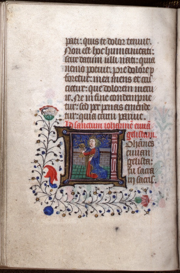 St John the Evangelist (fol. 145v) Image credit Leeds University Library