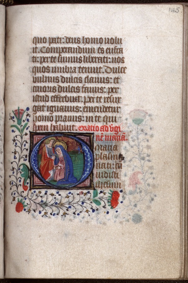 Virgin Mary and St. John (fol. 145r) Image credit Leeds University Library