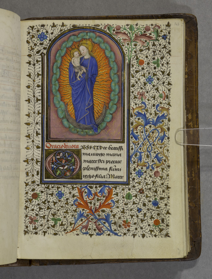 Virgin and Child (fol. 143r) Image credit Leeds University Library