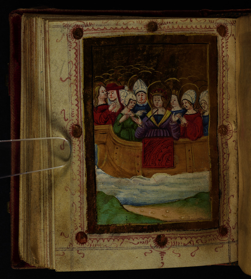 The martyrdom of 11,000 virgins (fol. 82v) Image credit Leeds University Library