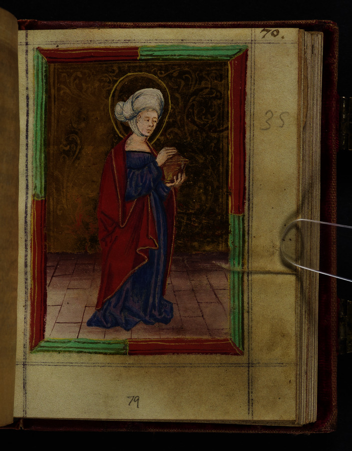 Mary Magdalene (fol. 79r) Image credit Leeds University Library
