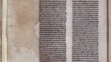 Two figures discussing (fol. 386v)