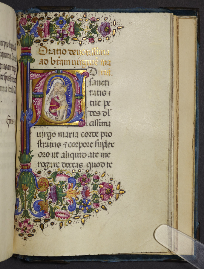 Virgin and Child (fol. 193r) Image credit Leeds University Library