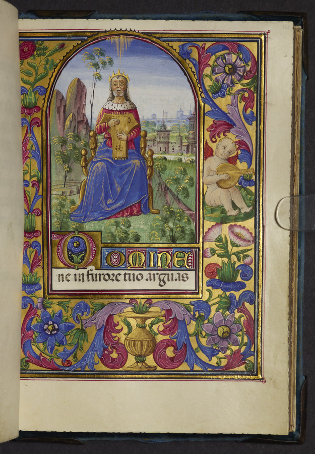 King David (fol. 111r) Image credit Leeds University Library