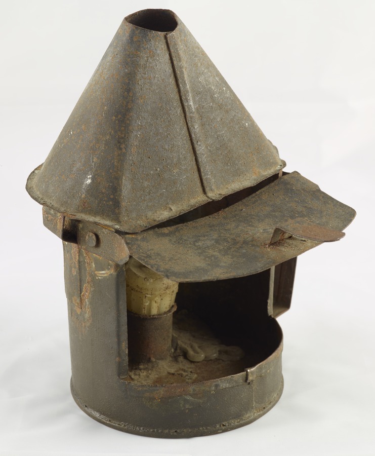 TRENCH LAMP Image credit Leeds University Library