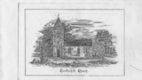 Rough sketch of a monument, presumably that to William Pearson,