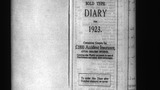 Diary, 1923