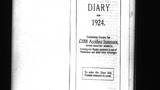 Diary, 1924