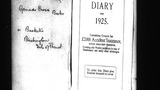 Diary, 1925