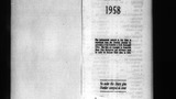 Diary, 1958