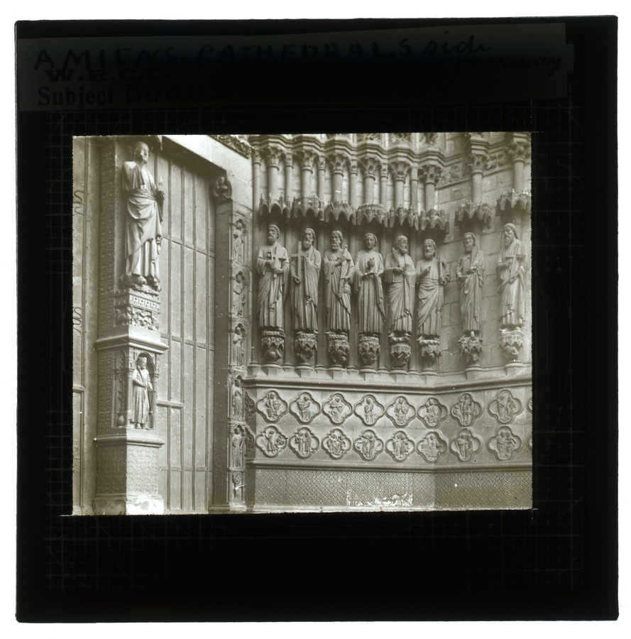 Doors. Amiens Cathedral, S [South] side, central doorway Image credit Leeds University Library