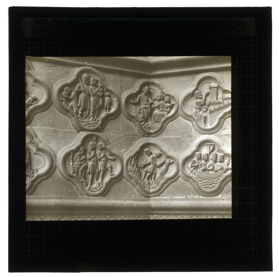 Dec. [Decorative] detail. Amiens medallions Image credit Leeds University Library