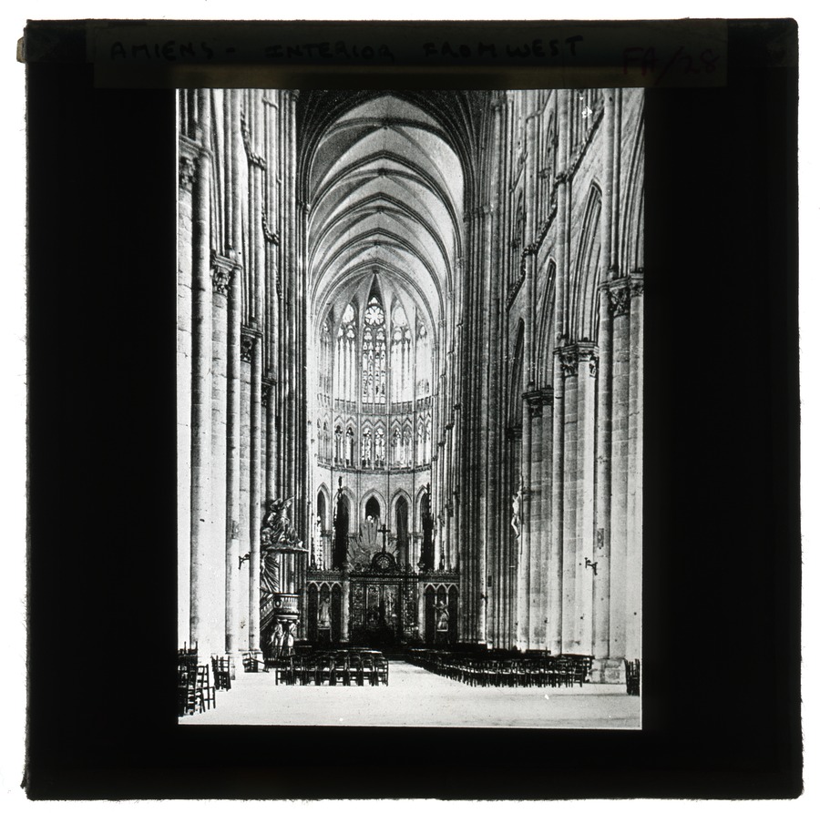 Amiens - Interior from West Image credit Leeds University Library