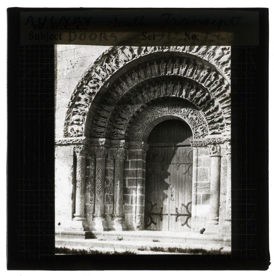 Doors. Aulnay [Aulnay-de-Saintonge], South transept Image credit Leeds University Library