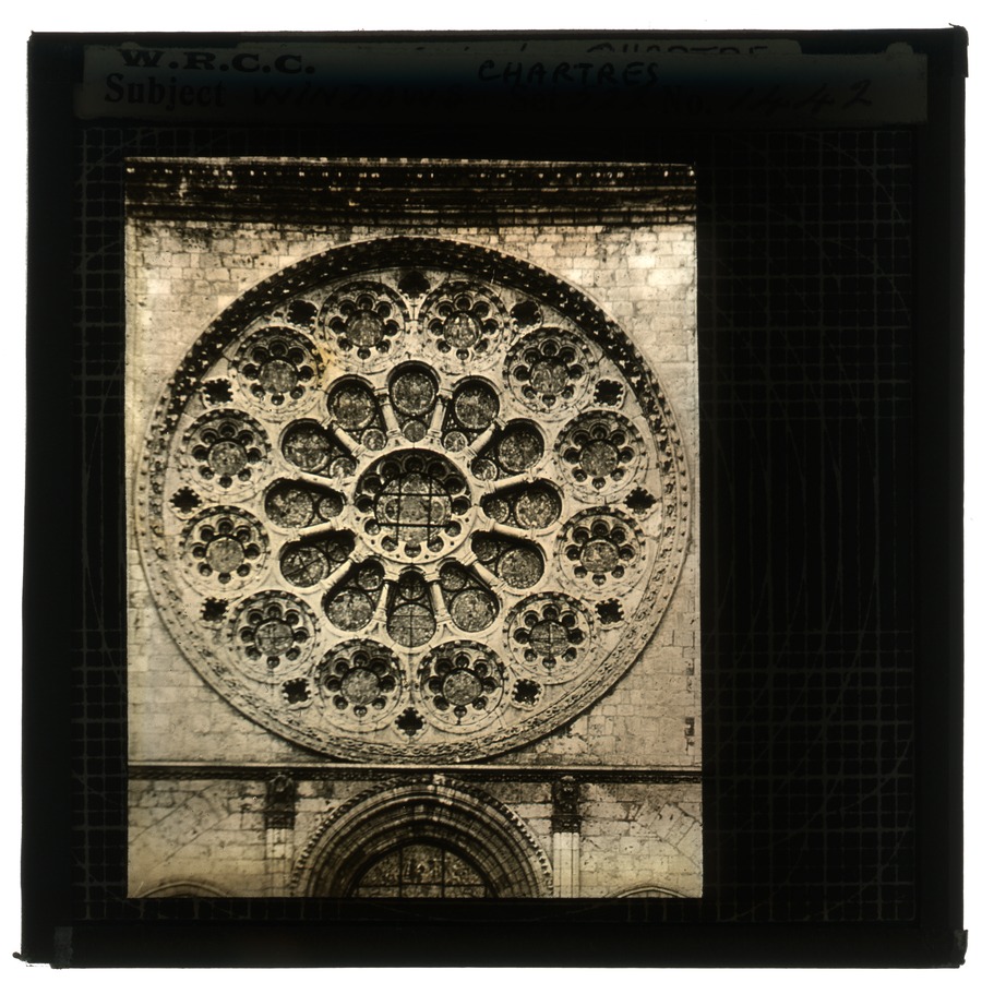 Windows. Chartres Image credit Leeds University Library