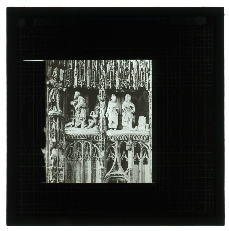 Screen, Cath. [Cathedral] Chartre [Chartres] Image credit Leeds University Library
