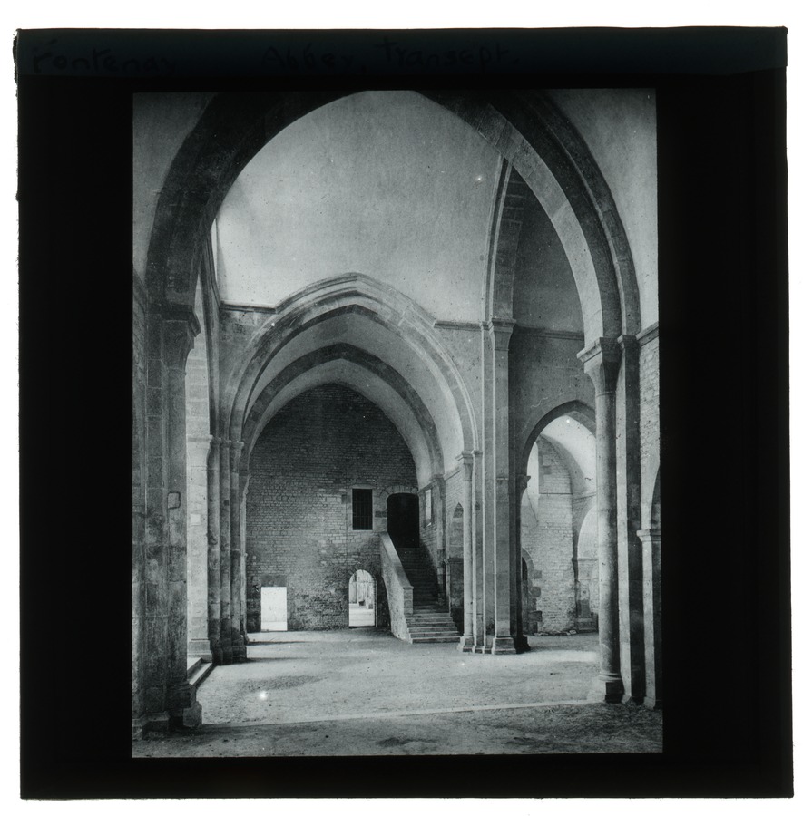 Fontenay Abbey, transept Image credit Leeds University Library
