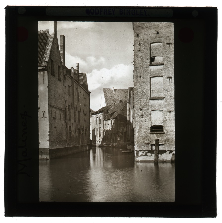 Malines [Mechelen]. [Canal and houses] Image credit Leeds University Library