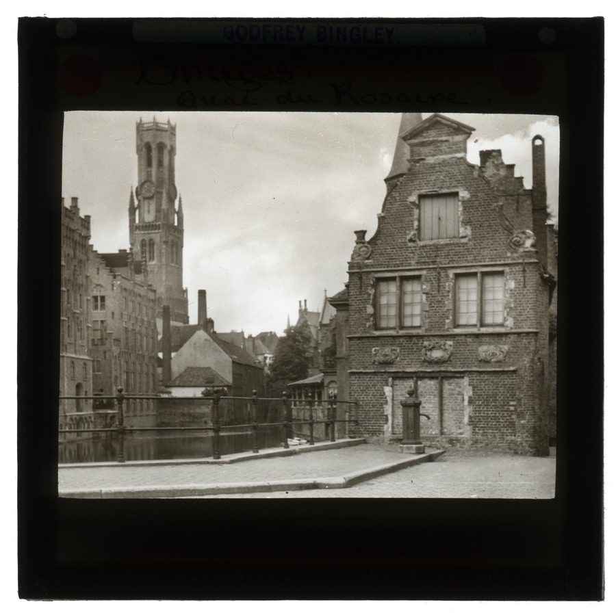 Bruges, Quai du Rosaire Image credit Leeds University Library