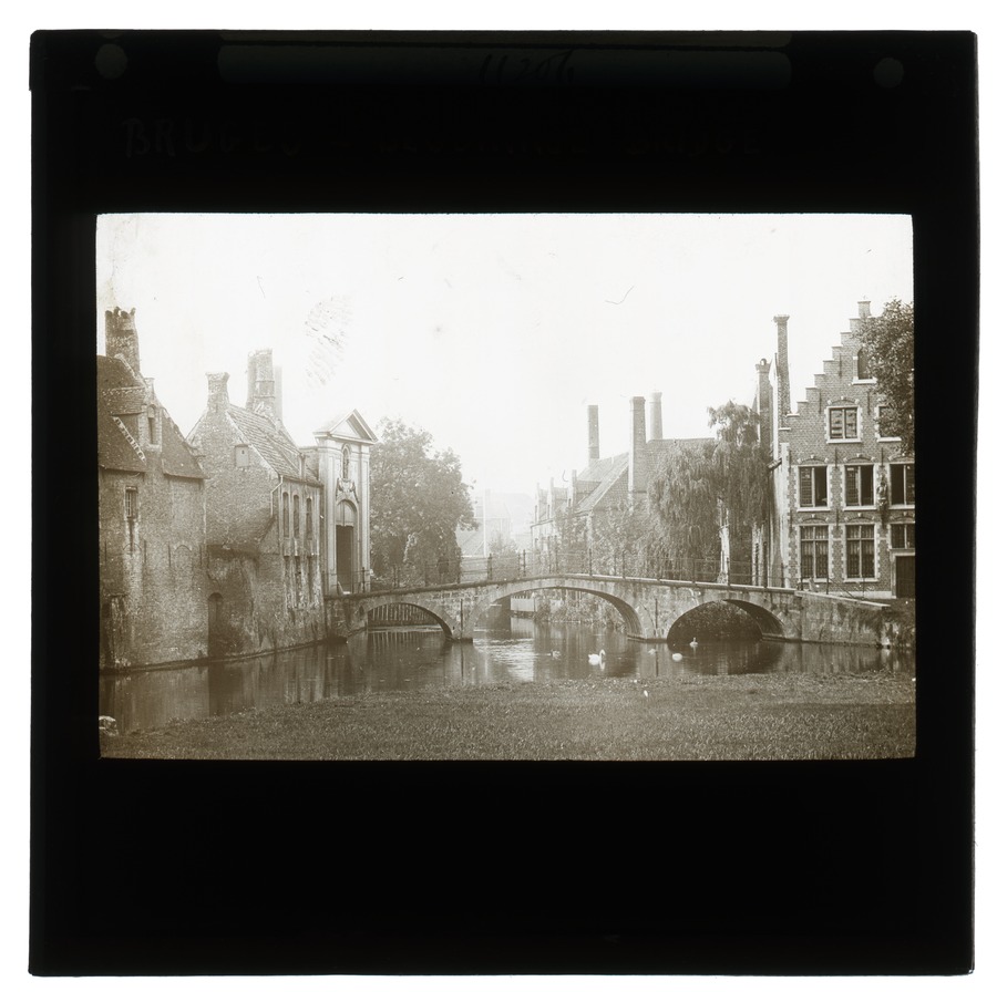 Bruges - Béguinage Bridge Image credit Leeds University Library