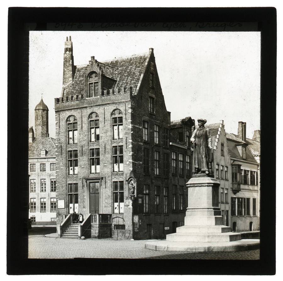 Place Van Eyck, Bruges Image credit Leeds University Library