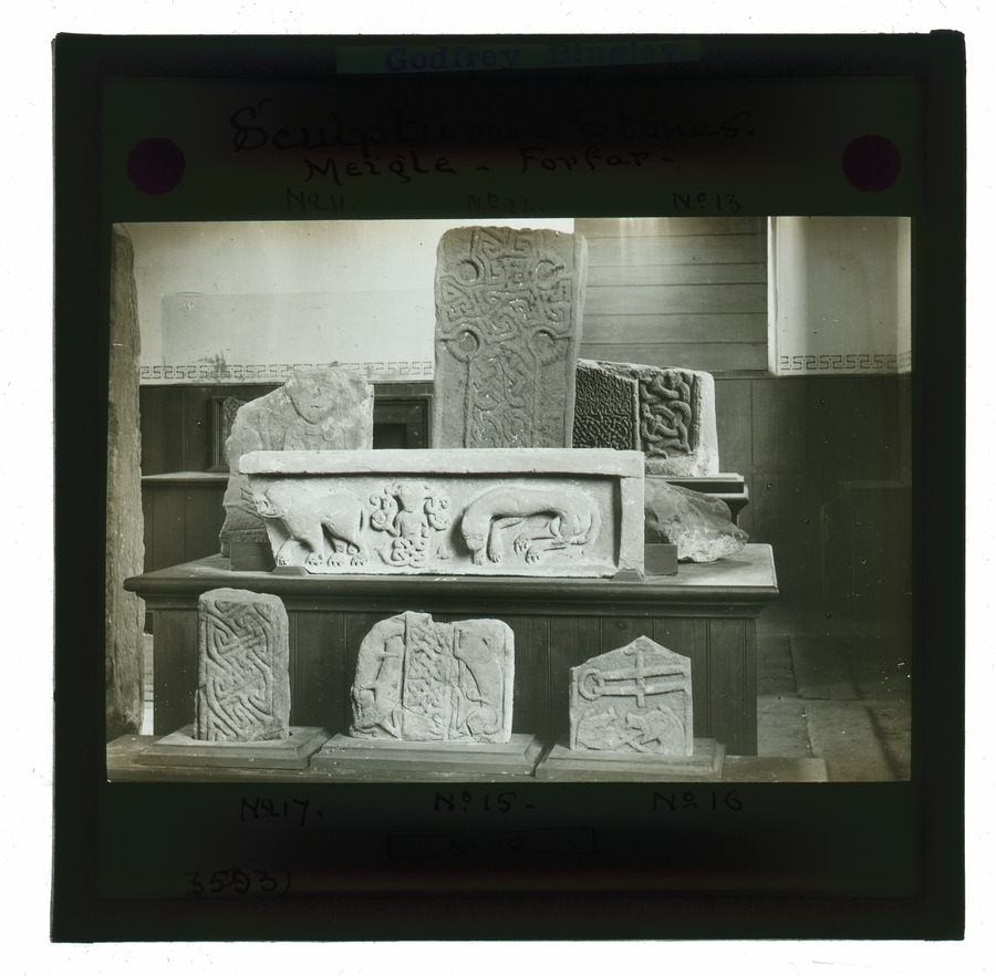 Sculptured Stones Meigle, Forfar Image credit Leeds University Library