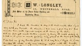 Letter from James W. Longley to Louis Le Prince
