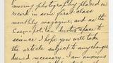 Letter from Adolphe Le Prince to Bristan Walker