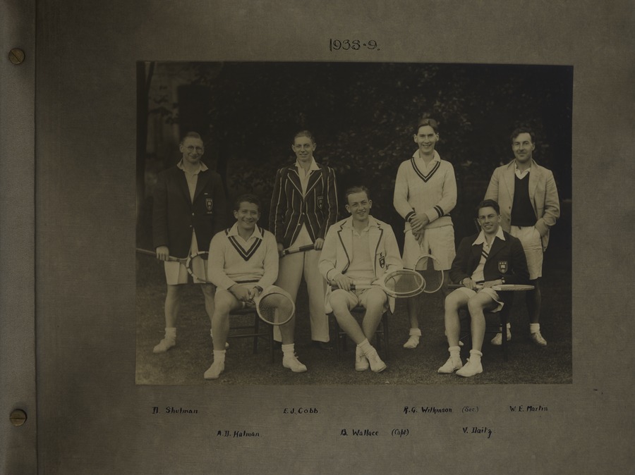 Tennis Club (Men) Image credit Leeds University Library