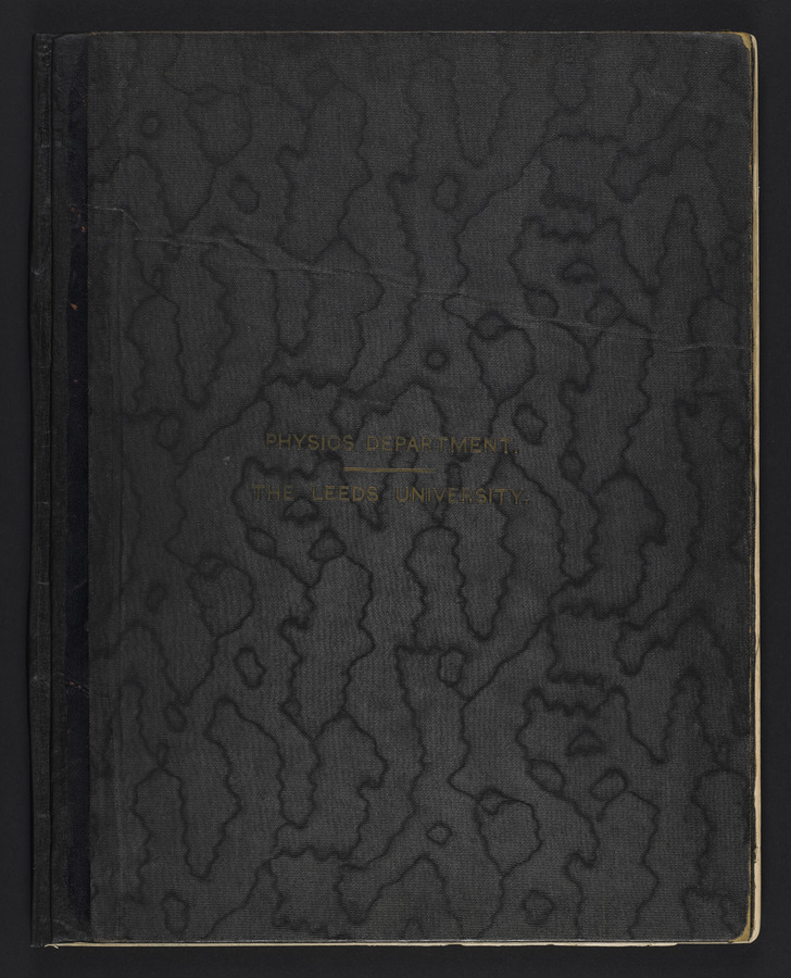 Notebook of Sir William Henry Bragg, with associated material Image credit Leeds University Library