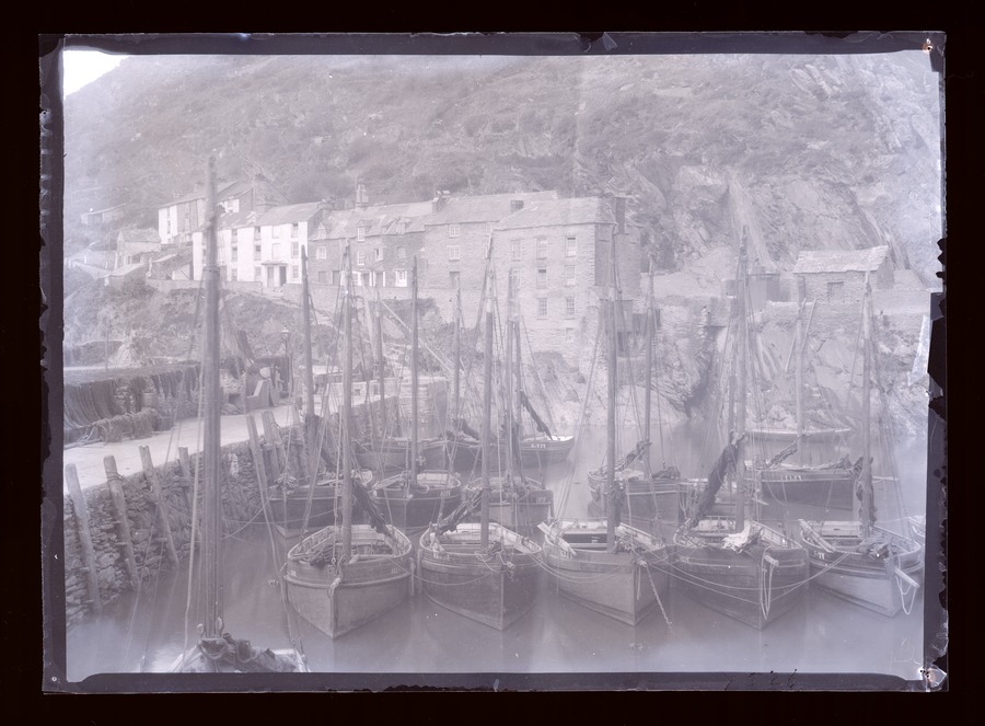 Polperro, Across harbour Image credit Leeds University Library