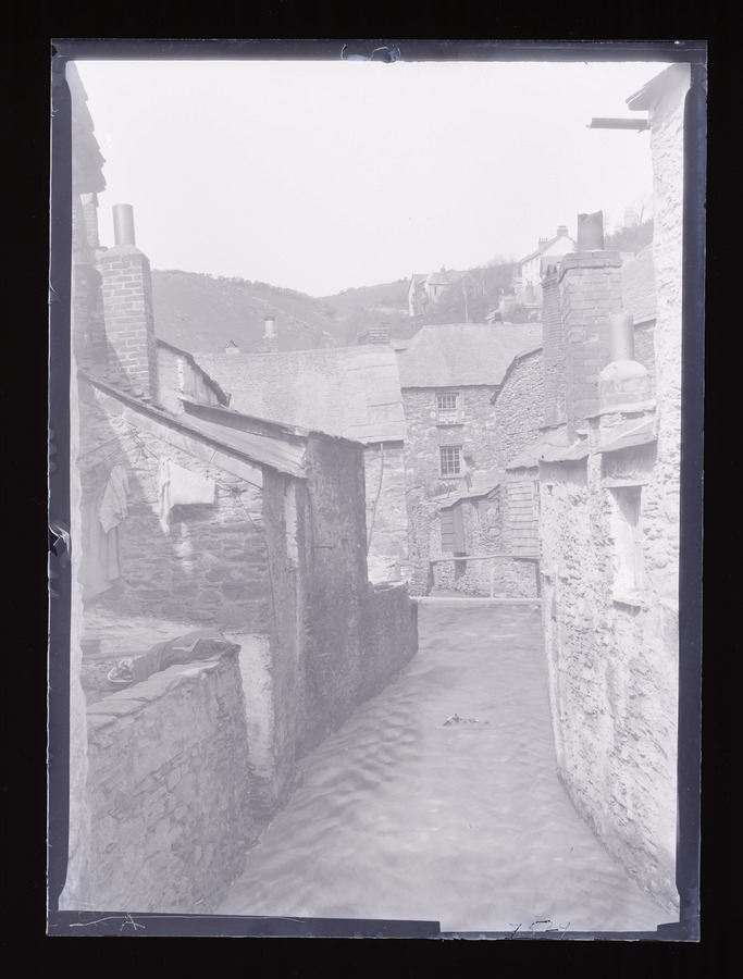 Polperro, Down river Image credit Leeds University Library