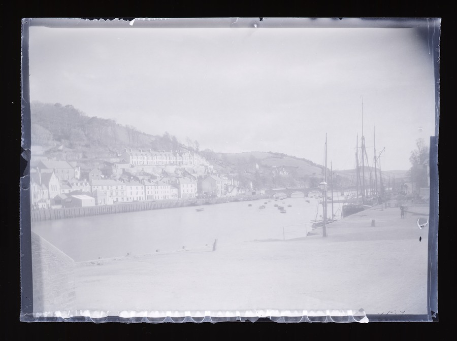 Looe from old tower, Image credit Leeds University Library