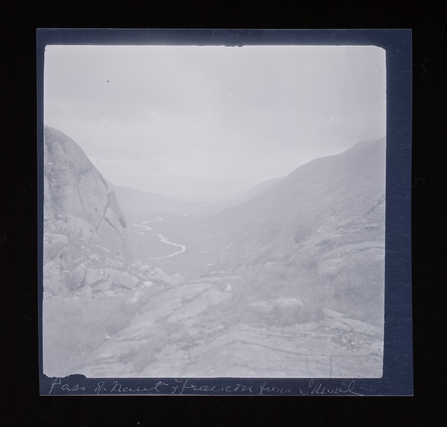 Pass of Nant-y-Ffrancon, from Llyn Idwal Image credit Leeds University Library