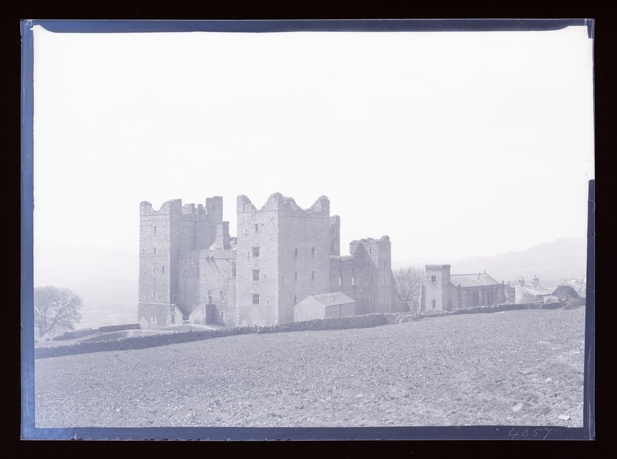 Bolton Castle, from N.W. Image credit Leeds University Library