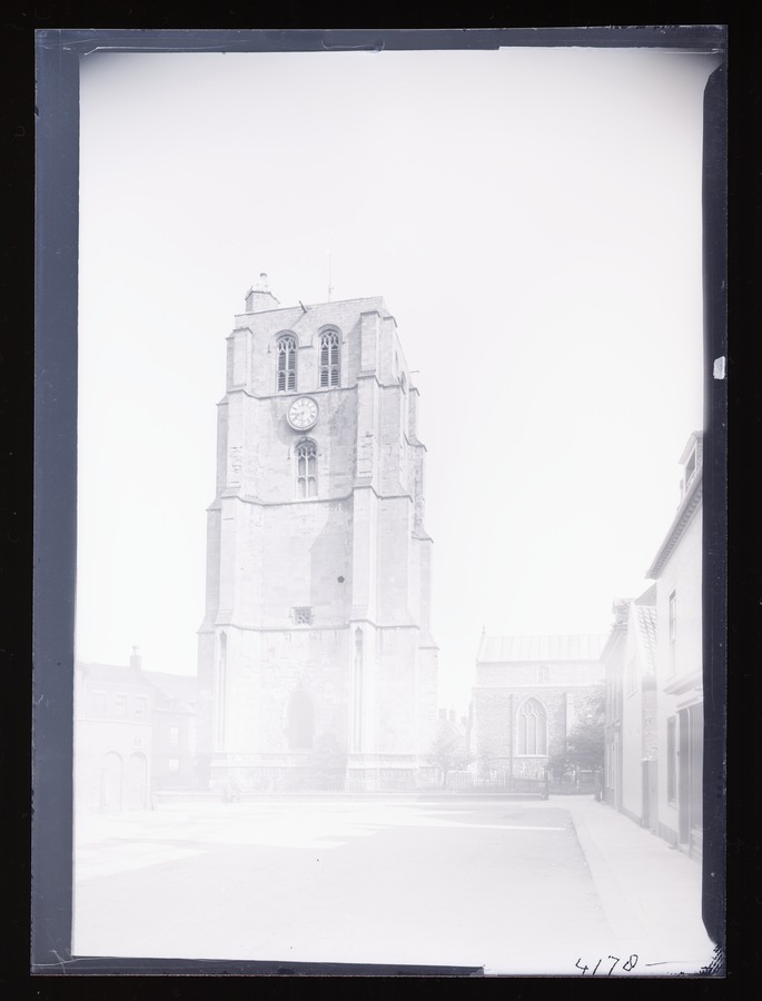 Beccles Church Tower, from S Image credit Leeds University Library