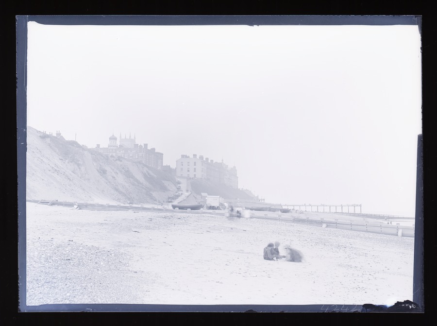 Cromer, from beach on W Image credit Leeds University Library