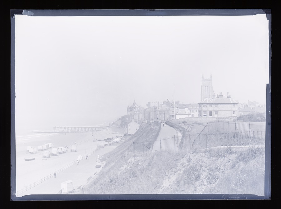 Cromer, from cliffs on E Image credit Leeds University Library