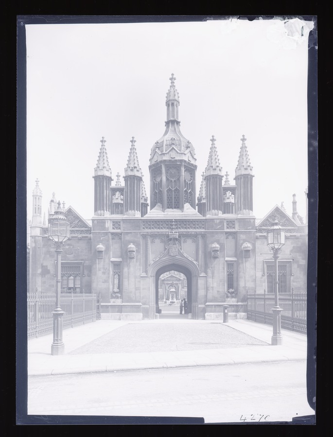 Cambridge, Kings College Entrance Image credit Leeds University Library